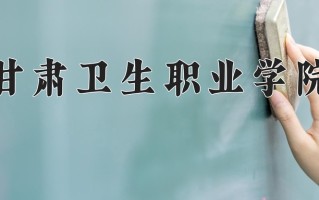 2024年甘肃卫生职业学院招生章程，附办学层次和录取规则