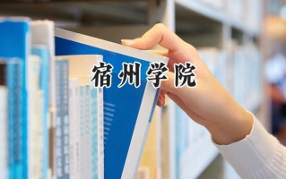 2024宿州学院录取分数线：河南最低480分