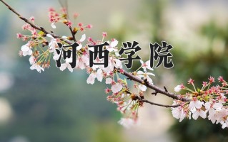 河西学院一年学费多少钱及各专业的收费标准(2025参考）