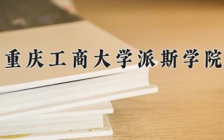 2024年重庆工商大学派斯学院招生章程，附办学层次和录取规则