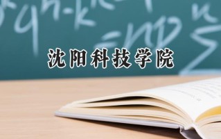 2024沈阳科技学院录取分数线：天津最低458分