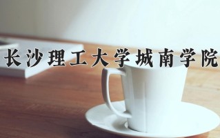 2024年长沙理工大学城南学院招生章程，附办学层次和录取规则