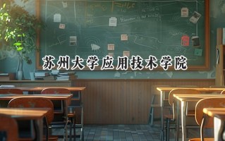 2024苏州大学应用技术学院录取分数线：山西最低404分