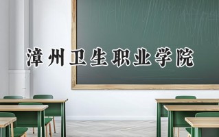 2024漳州卫生职业学院录取分数线：河南最低190分