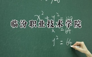 2024临汾职业技术学院录取分数线：河南最低298分