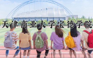 2024年天津商业大学宝德学院招生章程，附办学层次和录取规则
