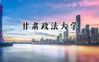 甘肃政法大学2024在内蒙古录取分数线是多少？最低425分/最高504分