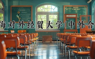 2025年上海对外经贸大学(中外合作)在四川计划招生人数（附学费及专业录取分)