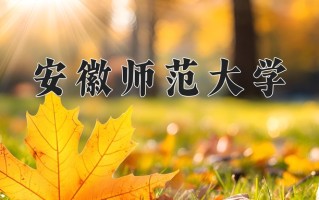 2025年安徽师范大学在四川计划招生人数（附学费及专业录取分)