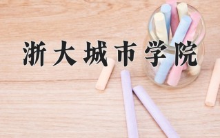 2024年浙大城市学院招生章程，附办学层次和录取规则