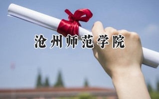 2024沧州师范学院录取分数线：天津最低516分