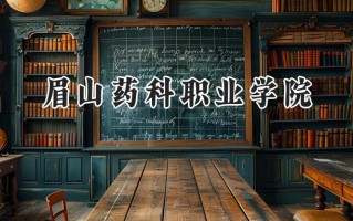 2024眉山药科职业学院录取分数线：天津最低144分