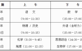 2024年广西高考适应性演练考试时间