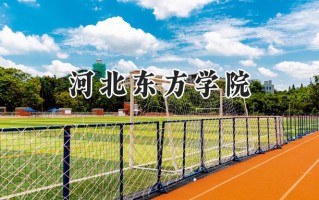 2024河北东方学院录取分数线：宁夏最低391分