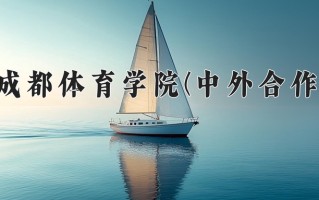 2024成都体育学院(中外合作)录取分数线，重庆录取最低分474