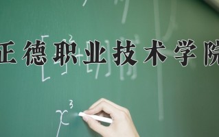 2024正德职业技术学院录取分数线：浙江最低367分
