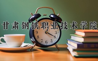 2024年甘肃钢铁职业技术学院录取分数线，青海最低263分