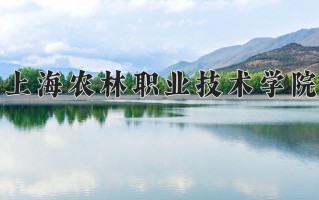 2024年上海农林职业技术学院招生章程，附办学层次和录取规则
