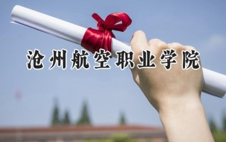 2024沧州航空职业学院录取分数线：天津最低181分