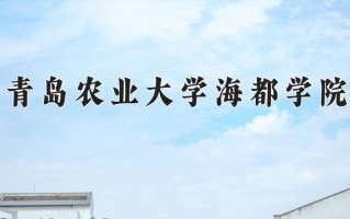 2024年青岛农业大学海都学院招生章程，附办学层次和录取规则