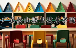 2024年广东松山职业技术学院招生章程，附办学层次和录取规则