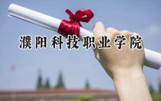 2024濮阳科技职业学院录取分数线：河南最低277分