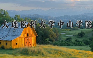 2024年大连医科大学中山学院招生章程，附办学层次和录取规则