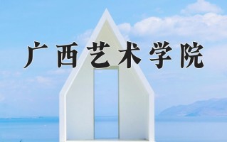 2024广西艺术学院录取分数线：浙江最低556分