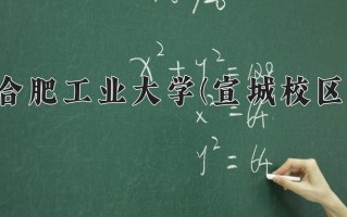 合肥工业大学(宣城校区)一年学费多少钱及各专业的收费标准(2025参考）