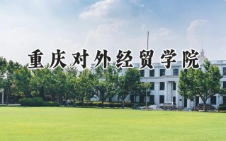 2024重庆对外经贸学院录取分数线：山西最低409分