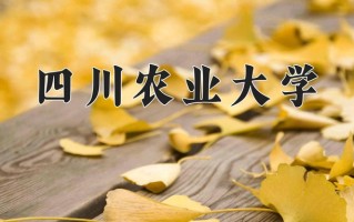 2024年四川农业大学招生章程，附办学层次和录取规则